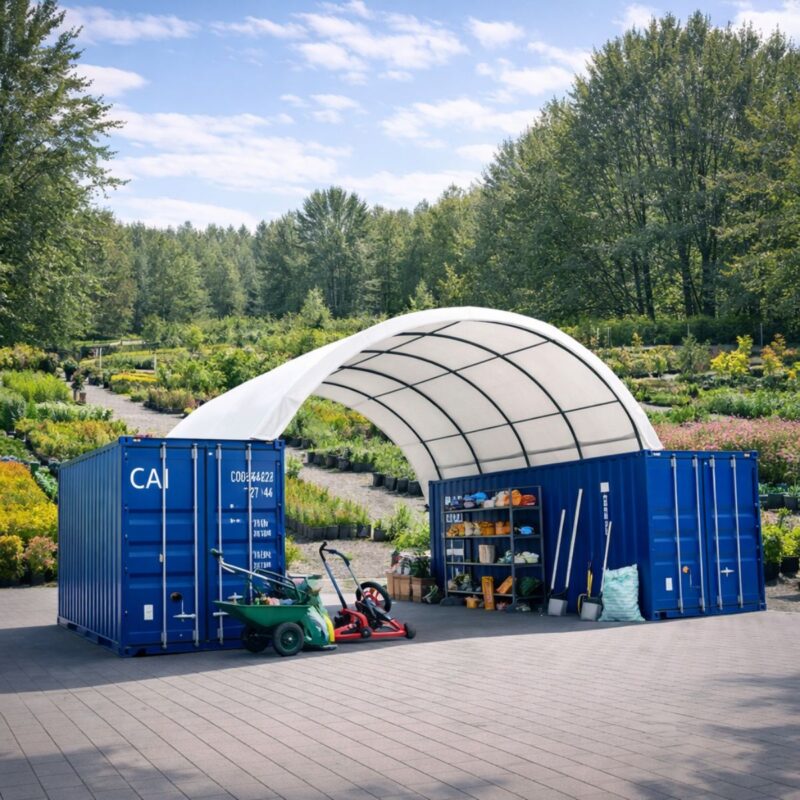 Container Überdachung CU6x6 m
