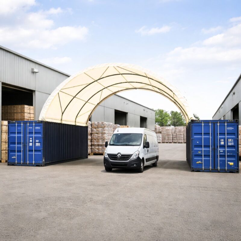 Container Überdachung CU8x6 m