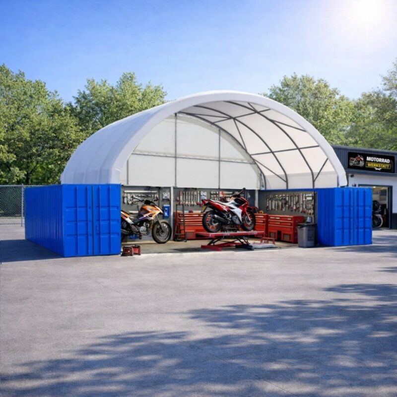 Container-Überdachung CU9x6