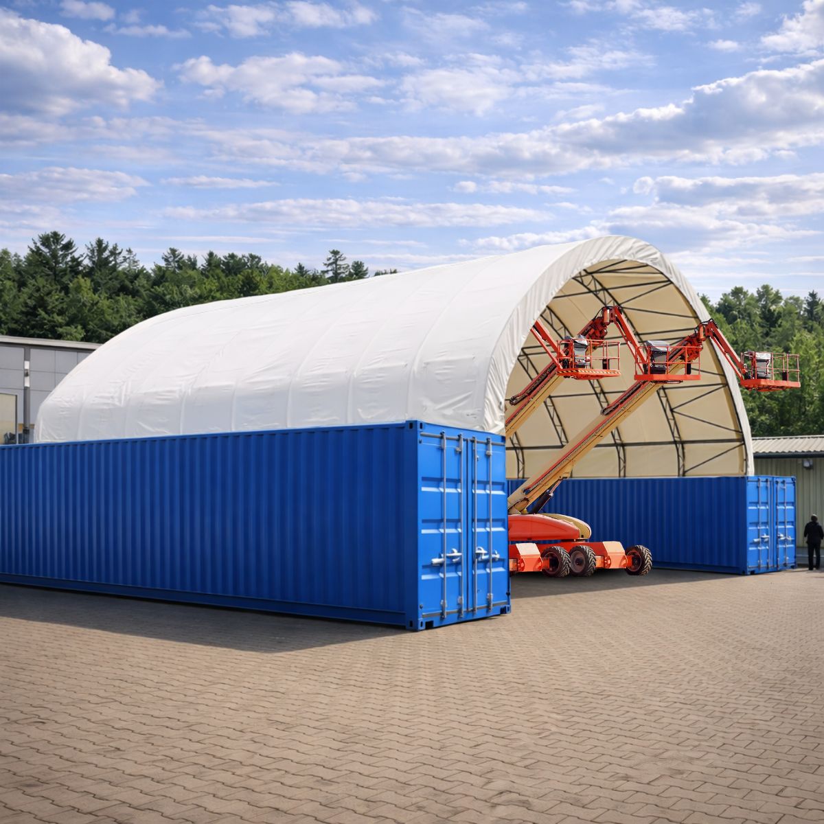 Container Überdachung CUV12x6 m