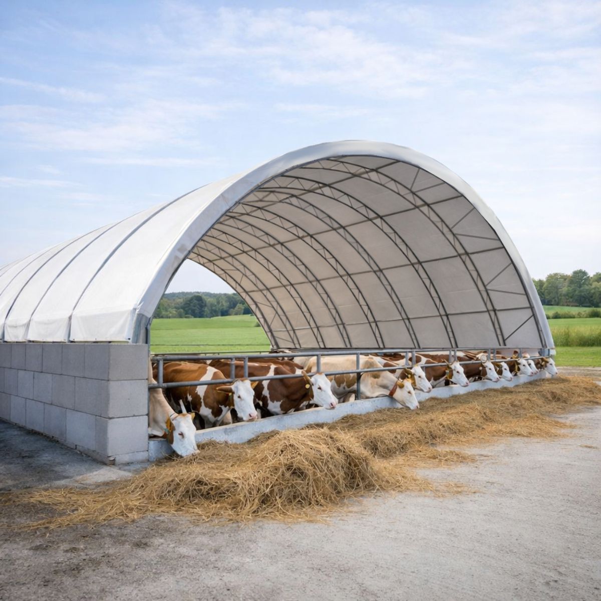 Mehrzweckhalle für die Landwirtschaft LUV15x12 m