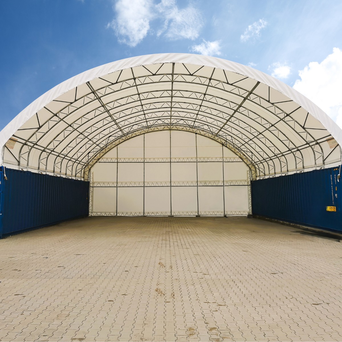 Container Überdachung CUV12x6 m - obrazek 3