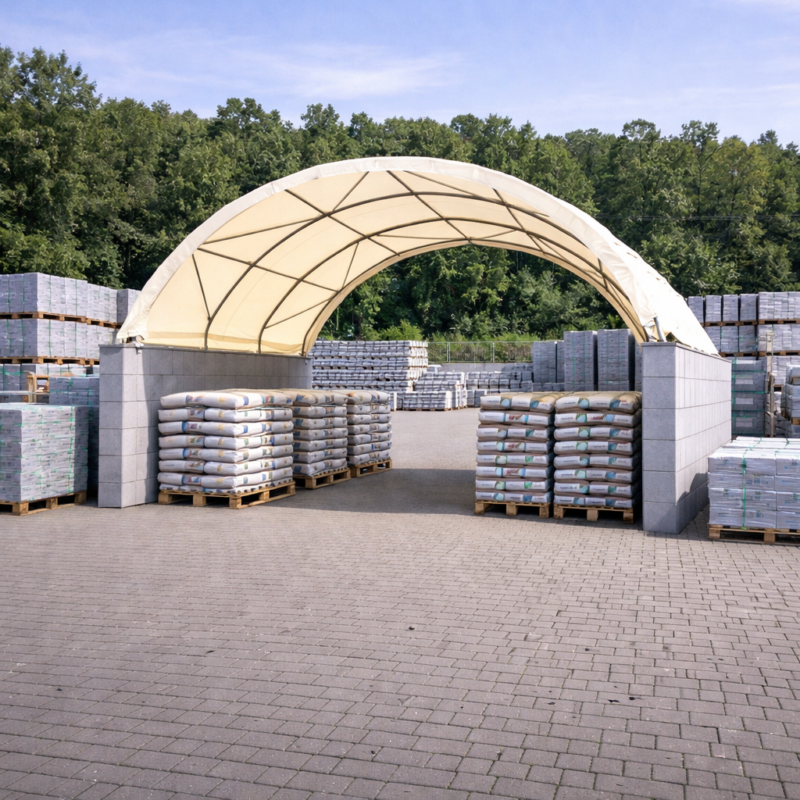 Siloüberdachung SU8x6 m