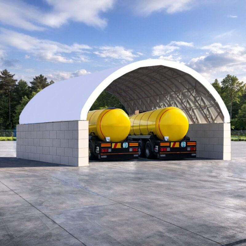 Siloüberdachung SUV15x6 m