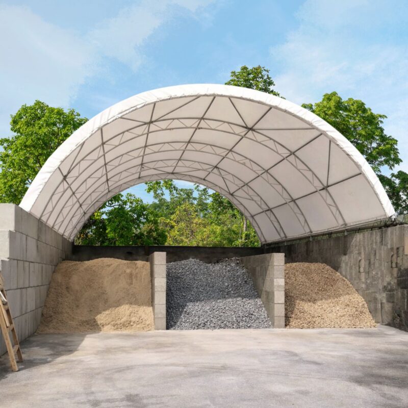 Siloüberdachung SUV10x12 m