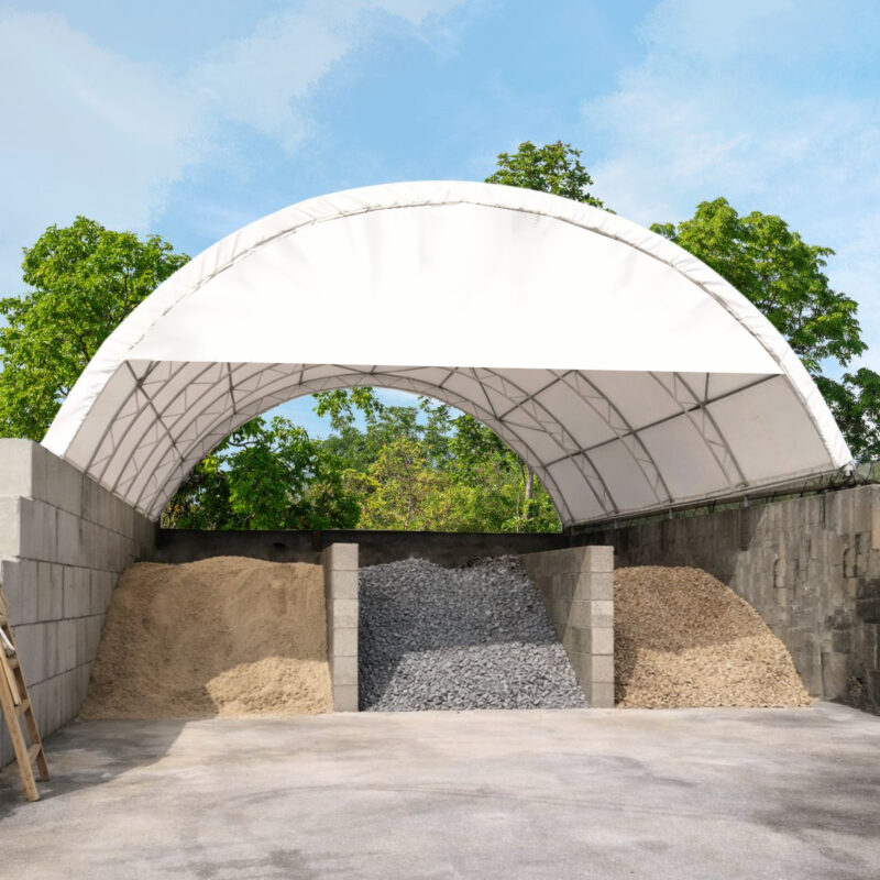 Giebelwand für Siloüberdachung – halbe GBHSUV10 m